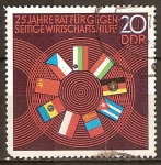 Stamps Germany -  25a  de Consejo de Ayuda Mutua EconómicaDDR