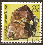 Sellos de Europa - Alemania -  Minerales de las colecciones de Freiberg.Zinnwaldita - Zinnwald(DDR).