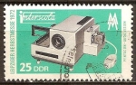 Stamps Germany -  Feria de Otoño,Leipzig 1972.Proyector de diapositivas.(DDR)