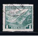 Stamps Chile -  Laguna del Inca