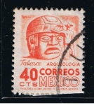 Stamps Mexico -  Tabasco.  Arqueología