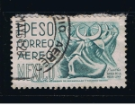 Stamps : America : Mexico :  Puebla .  Danza de la media luna.