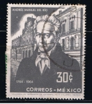 Stamps Mexico -  Andrés Manuel del Río  1764 - 1964
