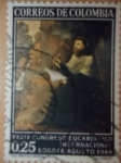 Stamps : America : Colombia :  XXXIX Congreso Eucaristico Internacional(Bogotá Agosto 1968) San Agustín.