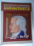Stamps Venezuela -  Bic.de la Ind.República Bolivariana de V/zuela(Francisco de Miranda-firmante del Acta)