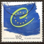 Stamps Germany -  50a Aniv del Consejo de Europa.