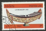 Stamps Laos -  Instrumento musical de percusión