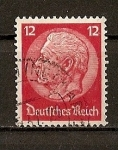 Stamps : Europe : Germany :  Hindenburg.