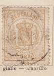 Sellos de Europa - Holanda -  Escudo Ed 1869