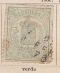 Stamps Europe - Netherlands -  Escudo Ed 1869