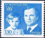 Sellos de Europa - Suecia -  NUEVO ORDEN DE SUCESIÓN AL TRONO EN 1980. Y&T Nº 1083