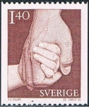 Stamps : Europe : Sweden :  SERIE BÁSICA. PROTECCIÓN A LOS NIÑOS. Y&T Nº 1085