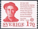 Stamps Sweden -  EUROPA 1980. JOE HILL. Y&T Nº 1089