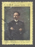 Stamps Cuba -  125-Aniversario-del-nacimiento-de-Jose-Marti