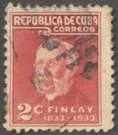 Sellos de America - Cuba -  Finlay 1833-1933