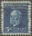 Stamps Cuba -  Finlay 1833-1933