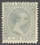 Stamps : America : Cuba :  Alfonso XIII
