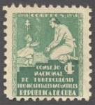 Stamps Cuba -  Consejo nacional de tuberculosis pro-hospitales infantiles 