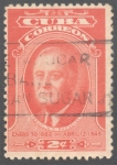Stamps Cuba -  Franklin D. Rousevelt