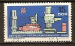 Stamps Germany -  Feria de primavera.Leipzig 1966