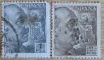 Stamps Spain -  escudo españa franco