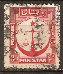 Stamps Pakistan -  Justicia a la escala.