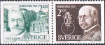Stamps Sweden -  LAUREADOS CON EL PREMIO NOBEL EN 1920. CHARLES-E. GUILLAUME, FÍSICA Y WALTER NERNST, QUÍMICA. Y&T Nº