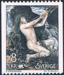Stamps Sweden -  ARTE. EL ESPIRITU DEL AGUA, DE ERNST JOSEPHSON. Y&T Nº 1114