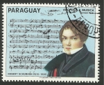 Sellos de America - Paraguay -  Schumann