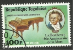 Stamps : Africa : Togo :  Beethoven