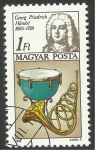 Stamps Hungary -  Händel