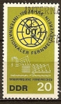 Stamps Germany -  100 años de la Unión Internacional de Telecomunicaciones(DDR)