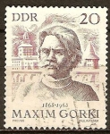 Sellos de Europa - Alemania -  100a Cumpleaños de Máximo Gorki(escritor ruso)DDR