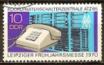 Stamps Germany -  Feria de primavera.Leipzig 1970