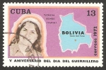 Sellos de America - Cuba -  1616 - V anivº del día del guerrillero, Tamara Bunke, Tania