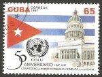 Sellos de America - Cuba -  3687 - 50 anivº de la Conferencia sobre Comercio y Empleo