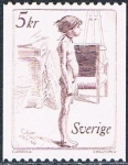 Stamps Sweden -  SERIE BÁSICA. GRAZIELLA, GRABADO DE C. LARSSON. Y&T Nº 1168