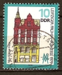 Stamps Germany -  Feria de primavera.Leipzig 1979