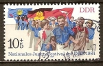 Sellos de Europa - Alemania -  	  Festival Nacional de la Juventud de la DDR 1984. 