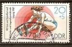 Stamps Germany -  VIII.Festival de Gimnasia y deportes y XI. Infantil y Juvenil de Leipzig 1987-DDR.