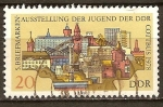 Stamps Germany -  Quinta exposición Nacional de la Juventud de sellos , de Cottbus-DDR
