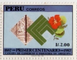 Stamps : America : Peru :  Camara de Comercio de Arequipa