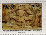 Stamps Peru -  Chan Chan 