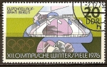 Sellos de Europa - Alemania -  XII.Juegos Olímpicos de Invierno de Innsbruck (1976)velocidad de patinaje sobre hielo-DDR.