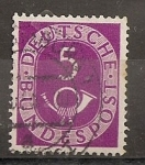 Stamps Germany -  REPUBLICA FEDERAL. 1ª Serie básica. Corneta postal.