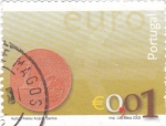 Stamps Portugal -  Moneda de  0,01 €