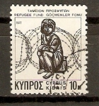 Stamps : Asia : Cyprus :  NIÑO   TRAS   ALAMBRE   DE   PÙAS