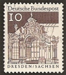 Stamps Germany -  Edificios históricos. 