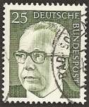 Stamps Germany -  Presidente Federal G. Heinemann