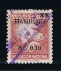 Stamps Peru -  Educación Nacional  Habilitado